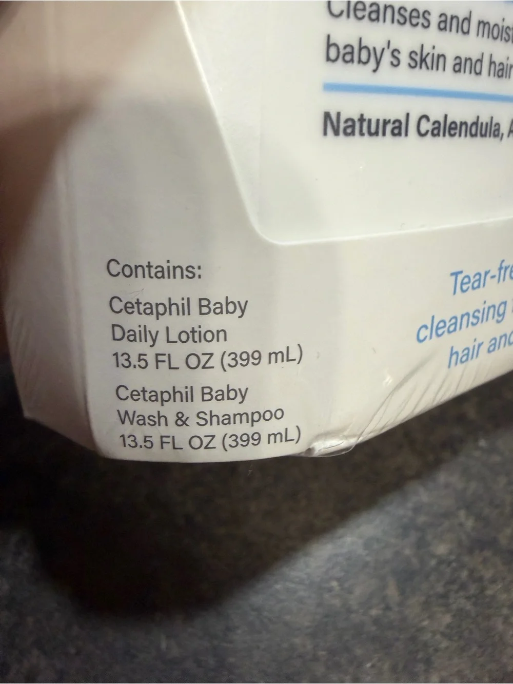 Cetaphil Baby Wash & Shampoo + Daily Lotion Duo - Blue